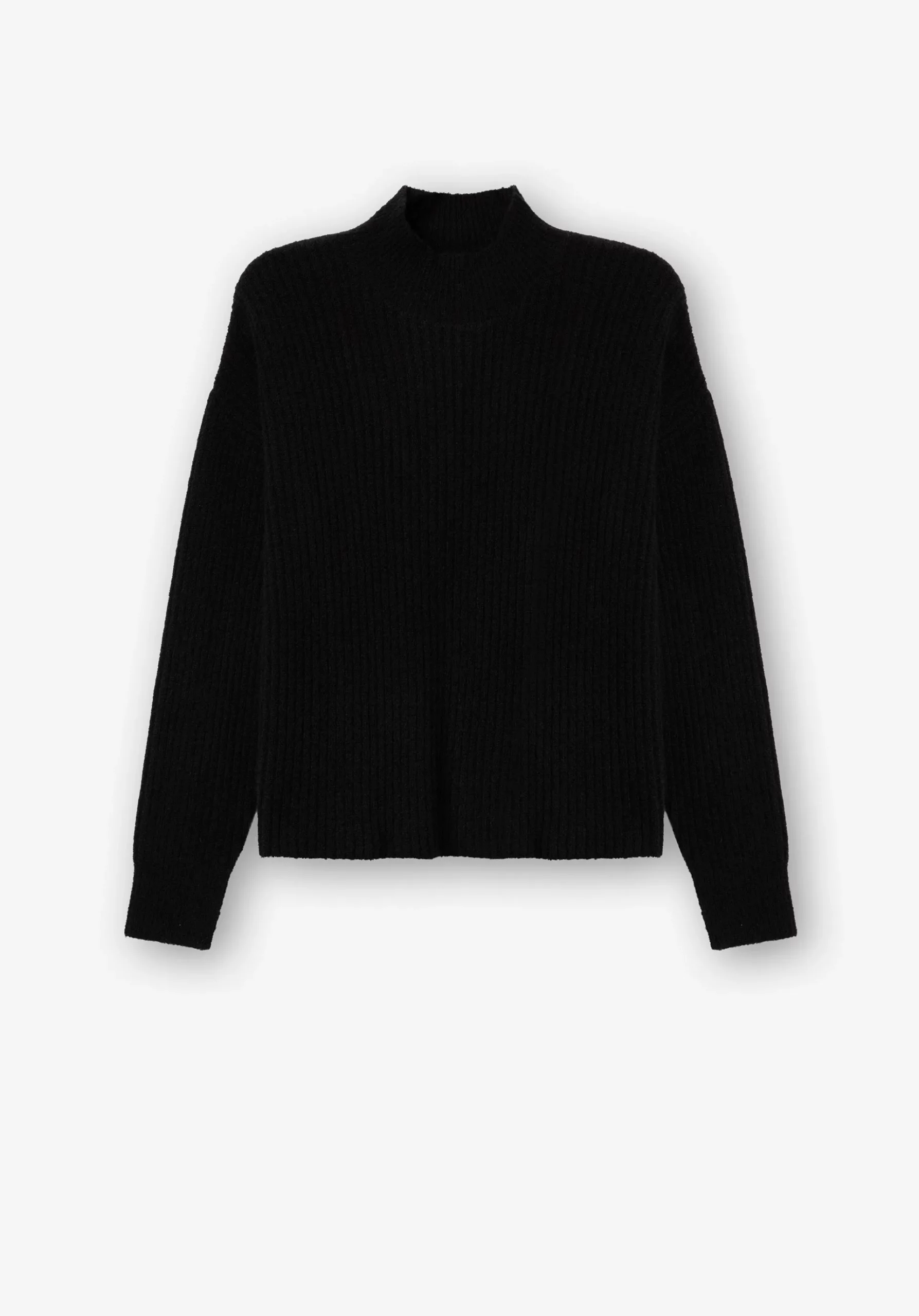 Jersey de Punto Canalé Negro - Imagen 7