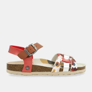 Sandalias tiras rojas Alma