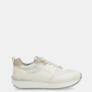 Deportivos blancos suela multicolor